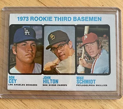 1973 Topps High Number SP #615 Ron Cey Mike Schmidt RC Rookie Vintage Baseball • $150