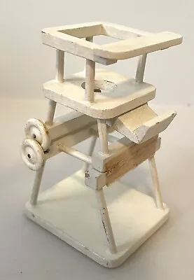 Vintage Dollhouse German Made Highchair That Folds Into A Table And Chair • $15