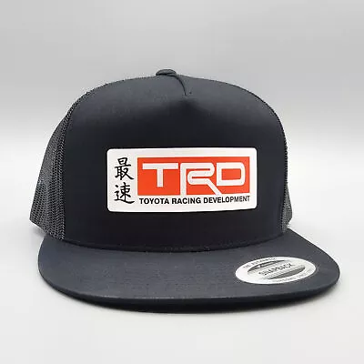 Toyota Hat Japanese Trucker Hat TRD Toyota Racing Development Flat Bill Cap • $35