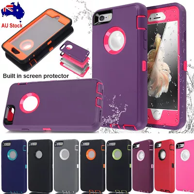 For Apple IPhone 6s 7 8 Plus 6 Case Rugged SHOCKPROOF Heavy Duty Hybrid Cover • $11.99