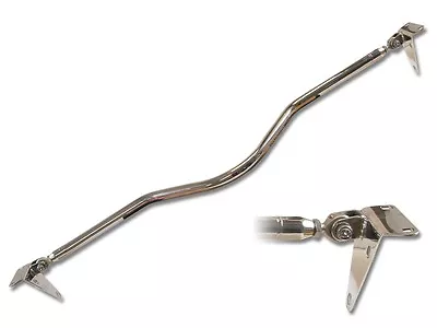 Mustang Monte Carlo Bar Curved Race Style Adjustable Stainless Steel 1965 1966 • $123.95