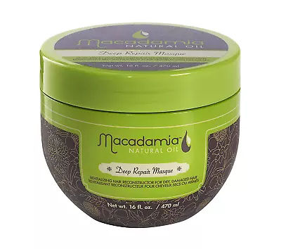 Macadamia Natural Oil Deep Repair MasqueReconstructs And Rebuilds Hair 16 FL OZ • $62.07