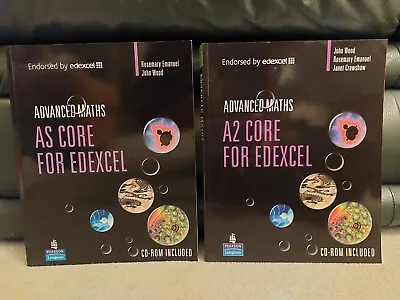 Advanced Maths AS & A2 Core For Edexcel. 2 A-level Textbooks. Great Condition • £0.99