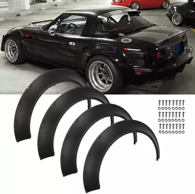 4X Fender Flares Wheel Arch Extra Wide Body Kit 4.5  For Mazda MX-5 Miata • $87.99