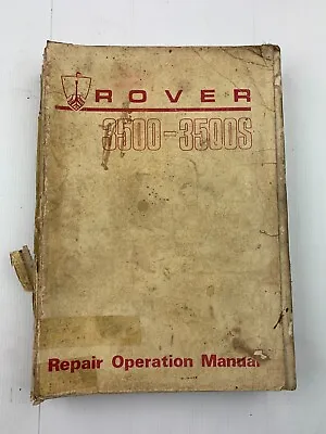 Rover Repair Manual 3500-3500s Genuine  • $80