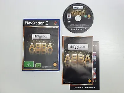 $5.50 • Buy SINGSTAR ABBA Sony PS2 Game COMPLETE & TESTED