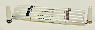 Nabi Retractable Professional Duo Eye&lip Liner Black +al01 Brown Set Of 5  • $10.99