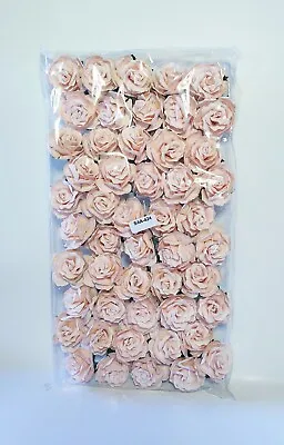 50 Light Pink Wild Roses Mulberry Paper Roses #SAA-424 • $11.79