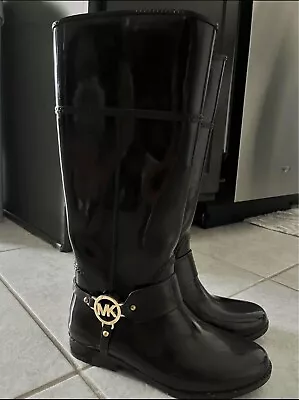 Michael Kors Women's Brown Rain Boots - Size 7 • $50