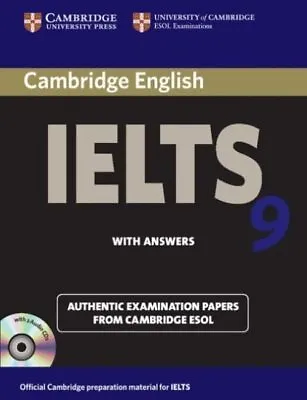 Cambridge IELTS 9 Self-study Pack (Student's Book With Answ... By Cambridge ESOL • £10.99