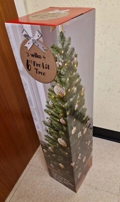£36 • Buy 6ft Pre Lit Christmas Tree