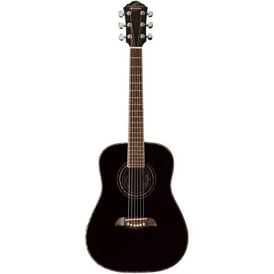 Oscar Schmidt OGHSB Student 1/2 Size Steel String Acoustic Guitar Black • $149.99