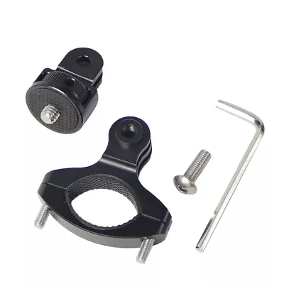 Motorcycle Handlebar Clamp Mount Bar Holder Clip For Gopro Insta360 ONE X2/X • $4.09