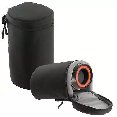 Navitech Black Lens Case For Panasonic Lumix G Vario 14-140mm F/3.5-5.6 II Lens • £14.22