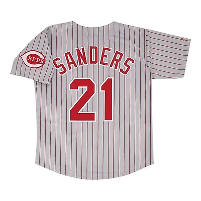 Deion Sanders 1994 Cincinnati Reds Grey Road Jersey W/ Team Patch Men's (S-3XL) • $129.99