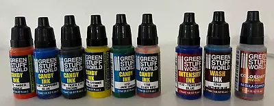 Green Stuff World Candy Ink Wash Intensity Color Shift Miniature Paint Lot • $28.50