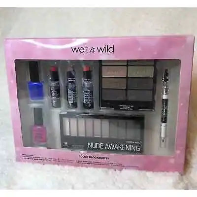 Wet N Wild Color Blockbuster Set Lipstick Brow Eyeshadow Nail Colors Makeup • $9.99