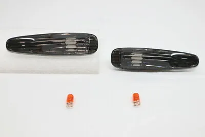 Smoke Front Bumper Side Marker Light For 1995-1998~1999~NISSAN SILVIA S14 200SX • $30