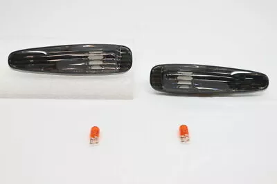 Smoke Front Bumper Side Marker Light For 1995~1998 1999 NISSAN SILVIA S14 200SX • $30