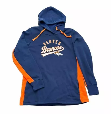 Denver Broncos Women's Hoodie Sweatshirt XXL Fleece Lined Fanatics Pullover • $18