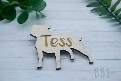 **PETS** Wooden Laser Cut Dog Breed Shape - Personalised Dog Breed.  • £2.25