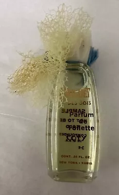 Vintage Perfume Muguet Des Bois COTY SAMPLE 0.25 Oz Bottle FULL UNOPENED • $59.95