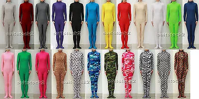 $18.04 • Buy New Unisex Spandex Zentai Costume Bodysuit Catsuit Unitard No Hood & Hands