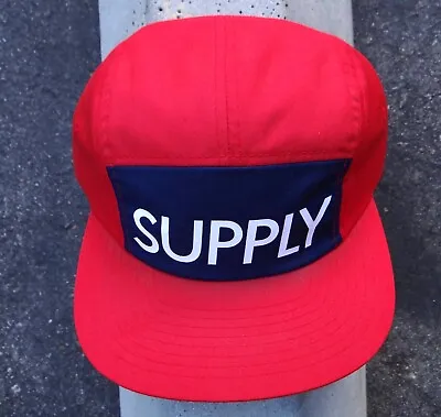 New Diamond Supply Co. Supply Camp Adjustable Cap (red) HTDMD-418 • $16.65