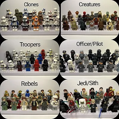 Lego Star Wars Minifigures Clone Rebels Sith Jedi Blind Bag (You Pick Type!) • $11.69