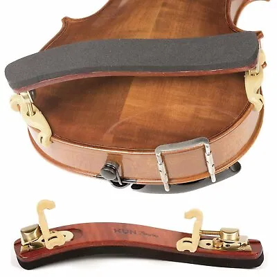 Kun Bravo Collapsible 4/4 Violin Shoulder Rest - Hardwood And Brass  • $106.50