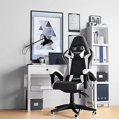 Luxury Executive Racing Gaming Office Chair Gas Lift Swivel Computer Desk Chairs • £79.91