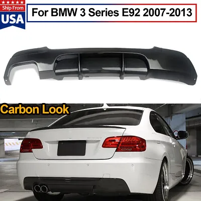 Rear Bumper Diffuser Lip For BMW 3Series E92 E93 M Sport Coupe Convertible 07-13 • $137.22