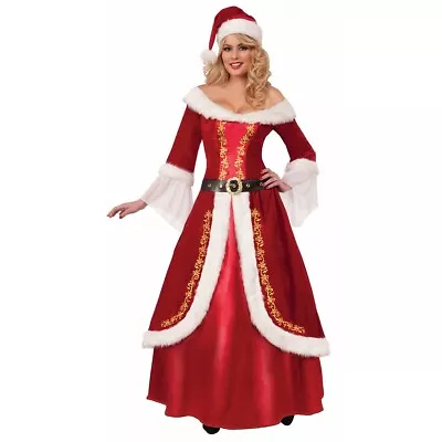 Mrs Claus Costume Adult Santa Outfit Christmas Fancy Dress • $42.20