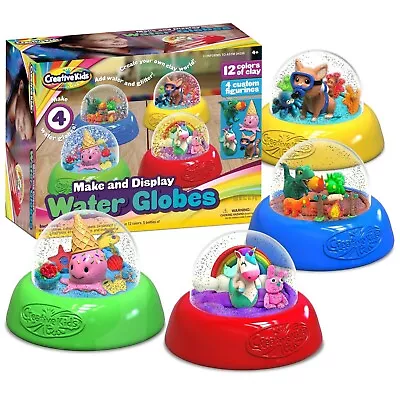 Make Your Own Water Globe Craft Kit For Kids 4 WATER GLOBES - NEW EXPEDITED SHIP • $39.99