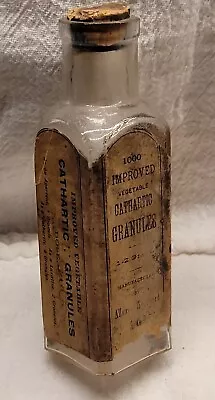 Antique Cork Top Medicine Pharmacy Bottle Original Label  • $29.99