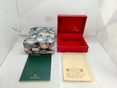 GENUINE ROLEX 78240 Datejust Watch Box Case Red 14.00.08 No Inner 231031001yS • $150.19