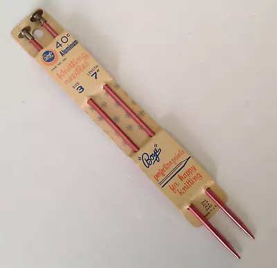 Vintage Boye Aluminum 7   Knitting Needles In Size 3 • $8.99