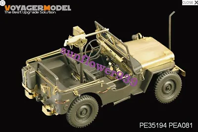 Voyager PE35194 WWII US Jeep Willys MB Detail Set For Tamiya Kit #35219 1/35 • $19.37