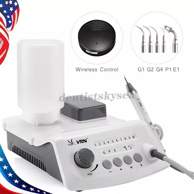 US Cavitron Dental Ultrasonic Scaler Fit EMS + LED Handpiece+Tips+Bottles SK-A8 • $179.99