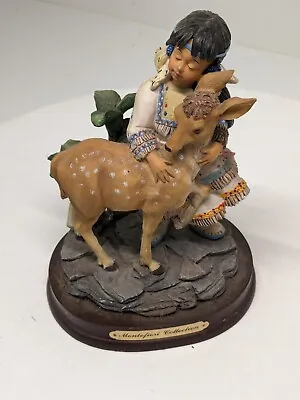 Montefiori Collection - Girl And Bambi - Figurine - Used - Free Shipping  • $44.99