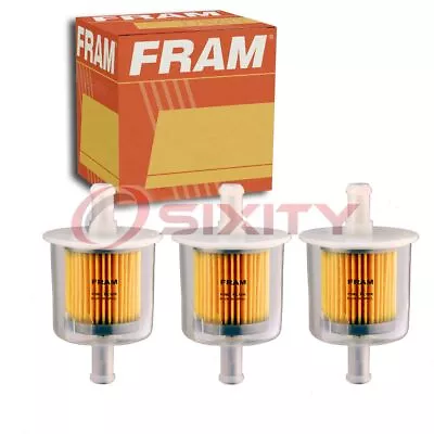3 Pc FRAM G3 Fuel Filters For GF716 GF286 G6844 G6842 G6374 FF687 F36295 Sy • $15.44