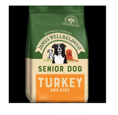 James Wellbeloved Turkey & Rice Senior Dog Food 15kg  • £57.50