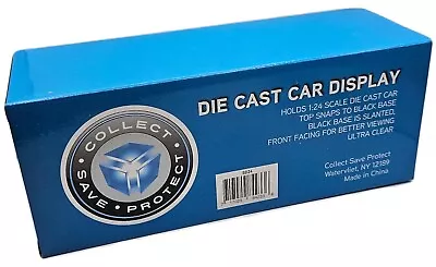 CSP Diecast Car Display Case For Action Models W/ Black Base 1/24 Scale Die-Cast • $14.99