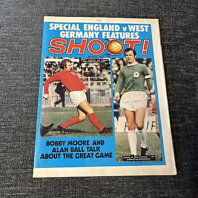 Shoot Magazine 6 May 1972 Denis Law Pat Rice Les Chapman Colin Stein Berti Vogts • £4.99