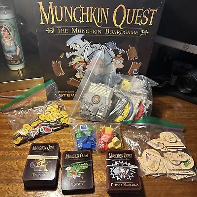 Munchkin Quest Board Game Steve Jackson Games Open Box 1st Edition 1st Print • $30