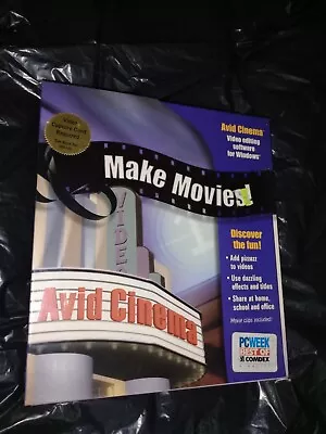 Avid Cinema Make Movies Video Editing For Mac 0S Quick Time NEW • $22.99