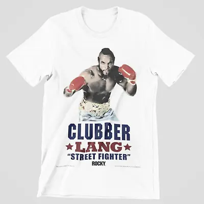£6.99 • Buy Clubber Lang Rocky 3 T-Shirt Mr T Sly Stallone Movie Film Retro Boxing 70s 80s 