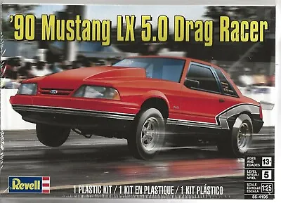 Revell 1990  '90 Mustang LX 5.0 Drag Racer In 1/25  4195  ST (104) • $23.99
