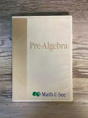 Math-U-See Pre-Algebra  DVD • $5.99