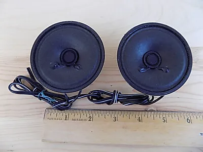  2-1/2  8 OHM 1-5 WATT FULL RANGE Micro Speakers Pair • $4.99